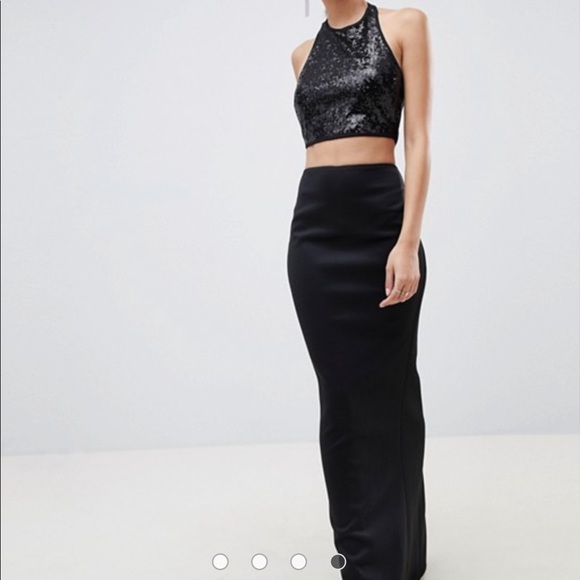 ASOS Dresses & Skirts - Asos Design Sequin Top Maxi Dress